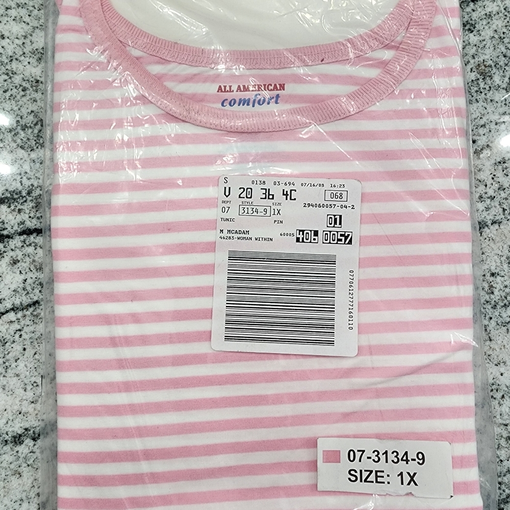 All American Comfort Short Sleeve Top. Size: 1X (multiple listings)